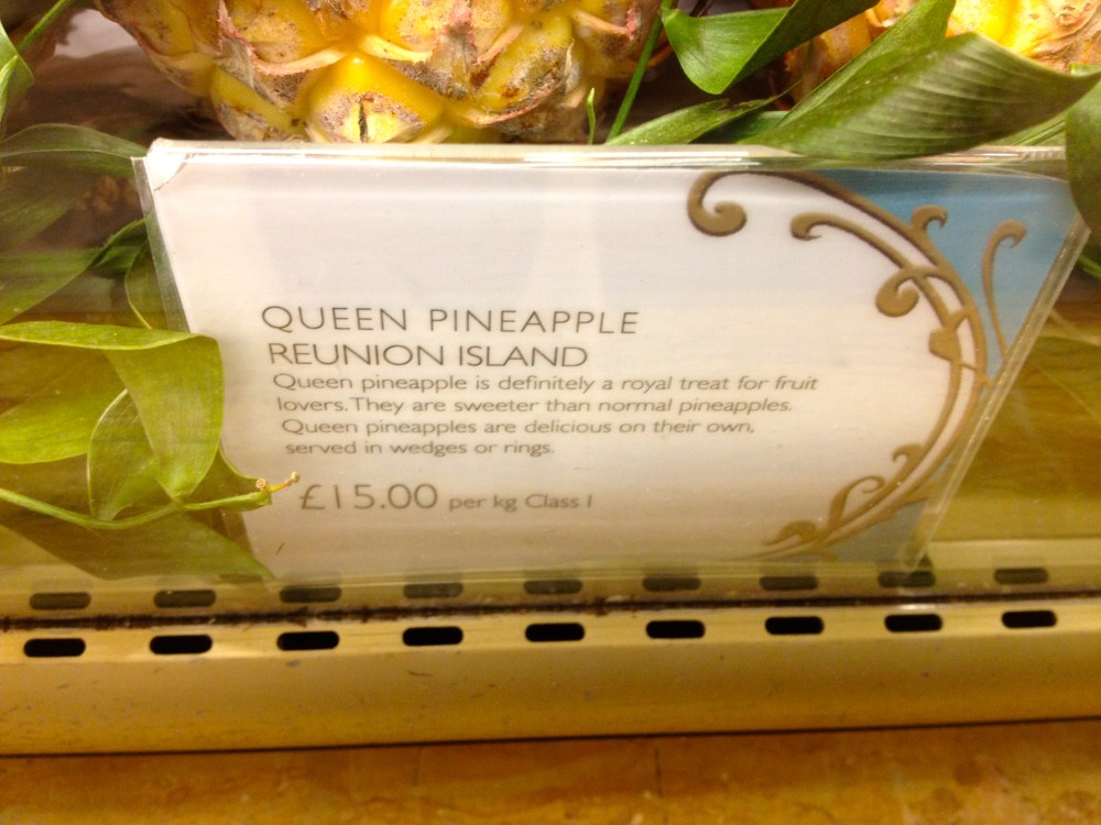 Pineapple prices