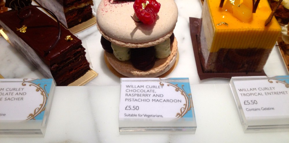 It's a macaron with baby macarons inside... like an island in a lake in an island!!